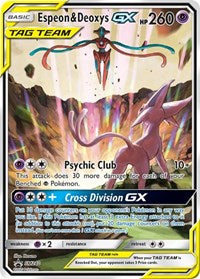 Espeon & Deoxys GX - SM240 (Holofoil) - NM