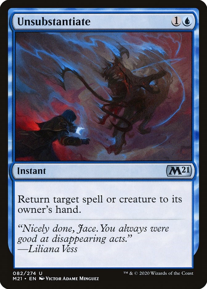 Unsubstantiate [M21 - 82]