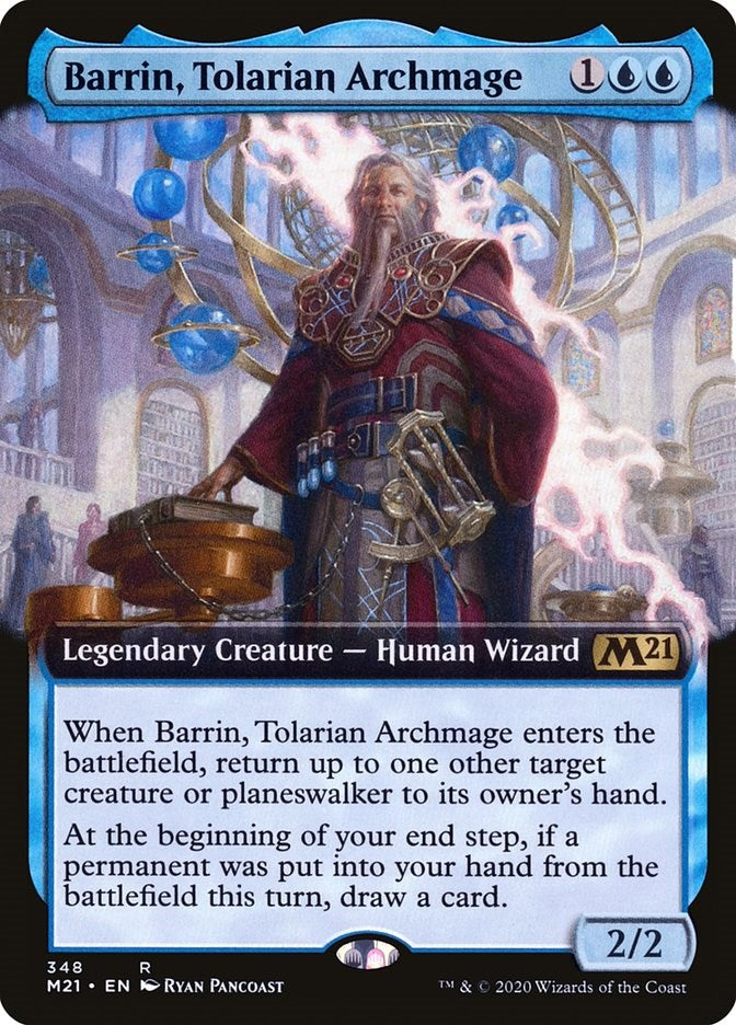 Barrin, Tolarian Archmage (Extended Art)
