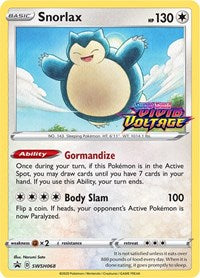 Snorlax - SWSH068 (Prerelease Promo) (Holofoil) - NM