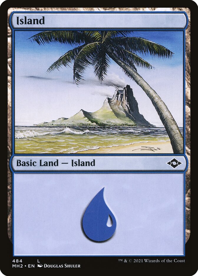 Island (484) (Foil Etched)