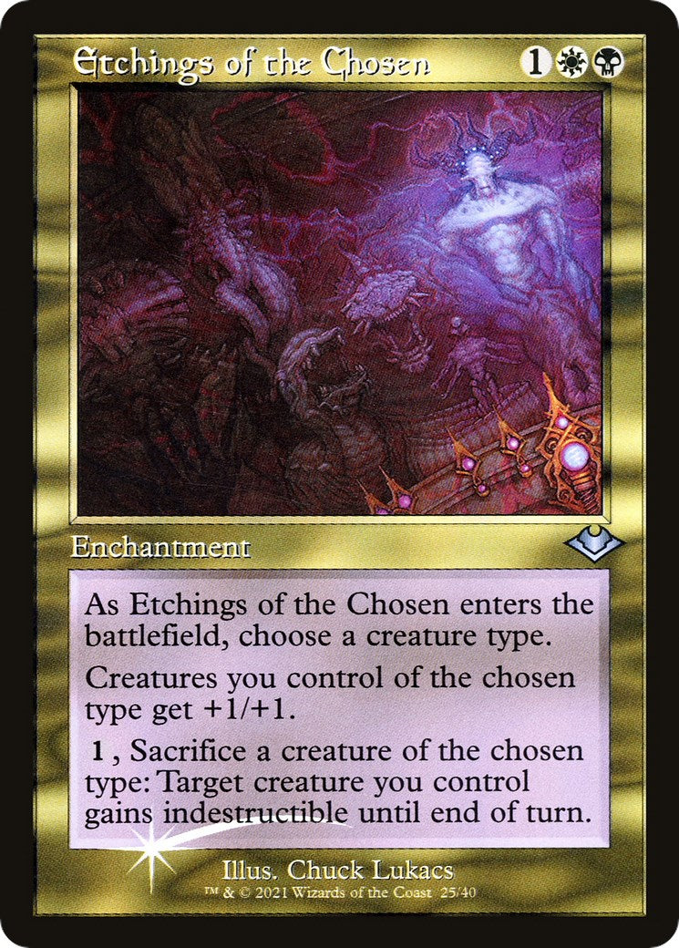 Etchings of the Chosen (Retro Frame)