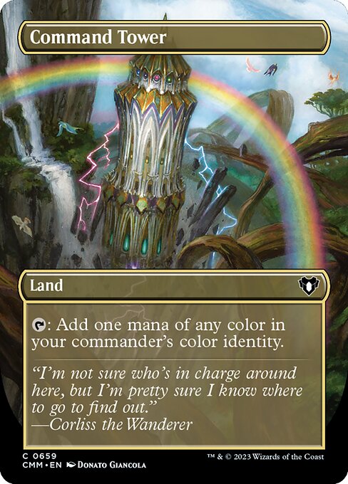 Command Tower (659) - BORDERLESS (Foil) - NM