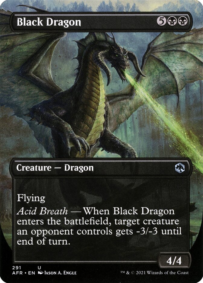 Black Dragon (Borderless) [AFR - 291]