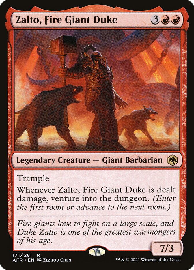 Zalto, Fire Giant Duke [AFR - 171]