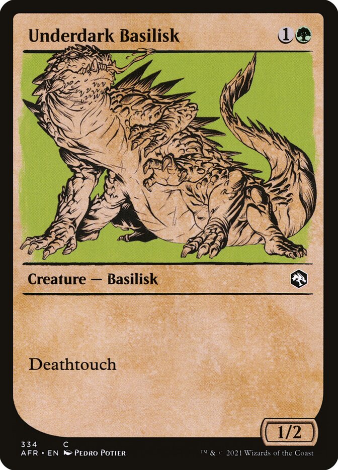Underdark Basilisk (Showcase)