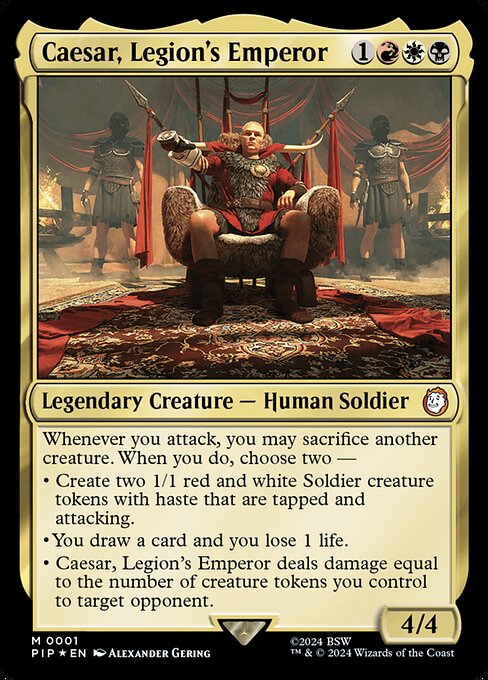 Caesar, Legion's Emperor (1) (Foil) - NM