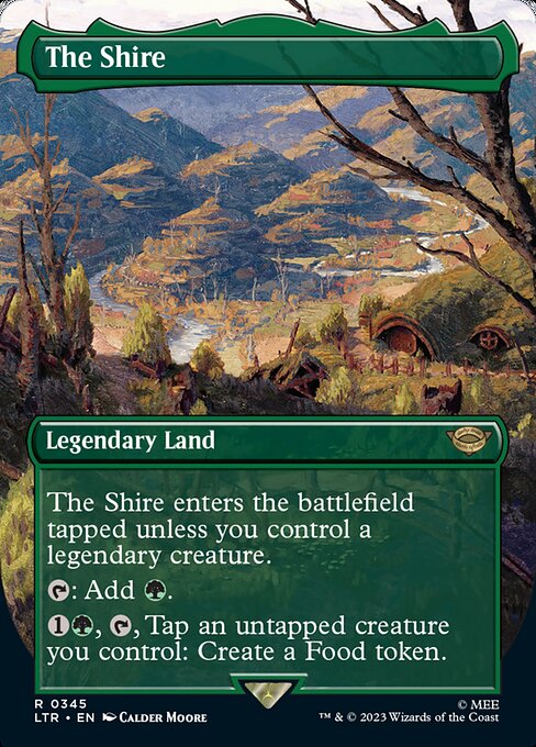 The Shire (345) - BORDERLESS - FULL ART (Foil) - NM