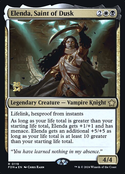 Elenda, Saint of Dusk (119s) (Foil) - NM