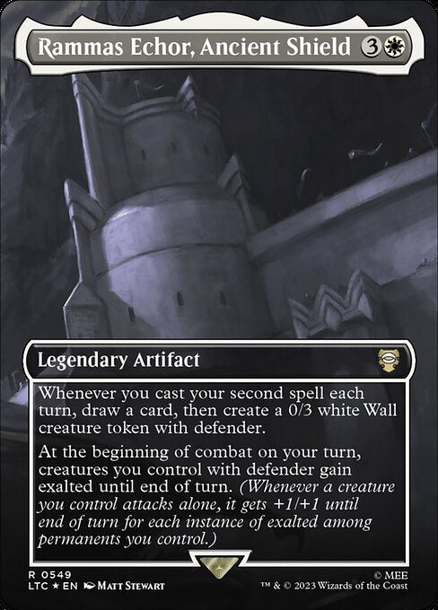 Rammas Echor, Ancient Shield (549) - BORDERLESS (Foil) - NM
