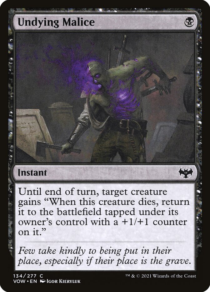 Undying Malice [VOW - 134]