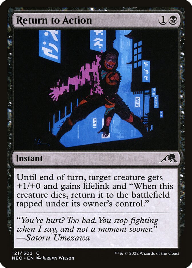 Return to Action [NEO - 121]