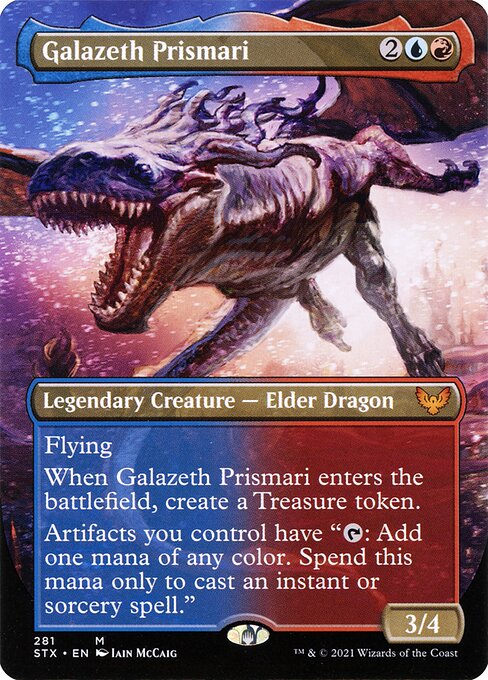 Galazeth Prismari (281) - BORDERLESS - NM
