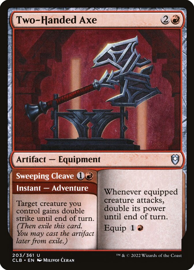 Two-Handed Axe [CLB - 203]