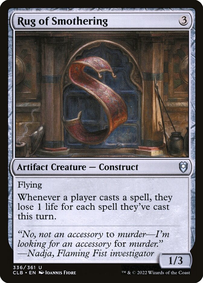 Rug of Smothering [CLB - 336]