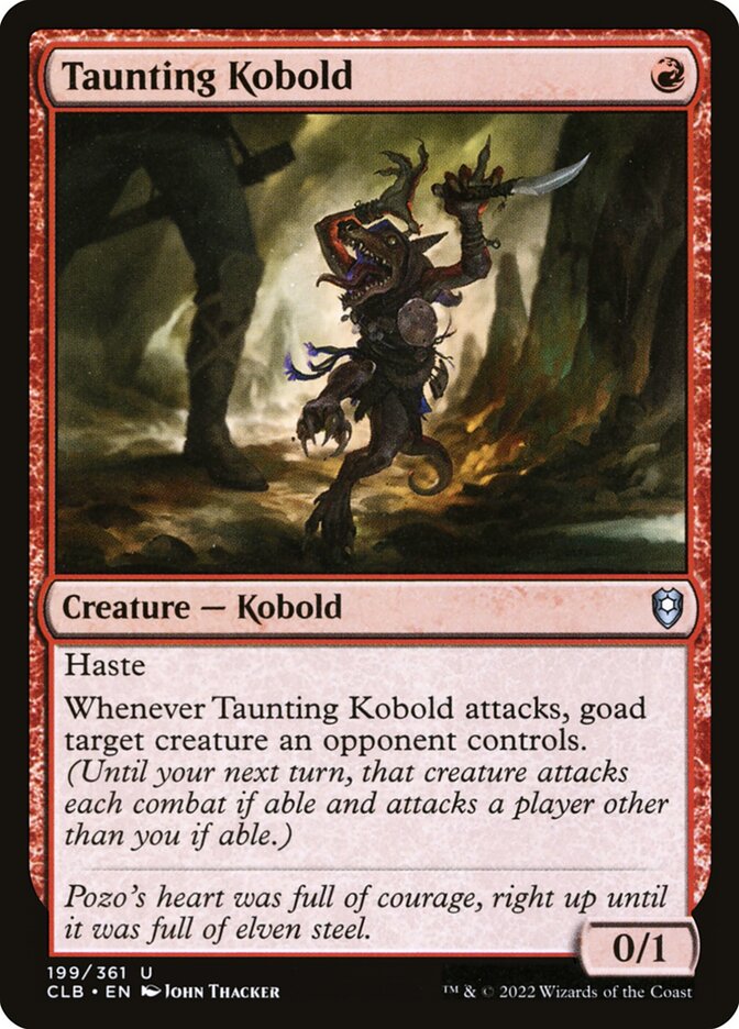 Taunting Kobold [CLB - 199]