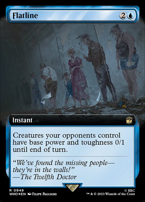 Flatline (949) - EXTENDED ART (Foil) - NM