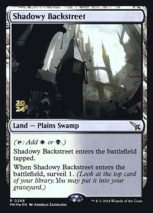 Shadowy Backstreet (268s) (Foil) - NM