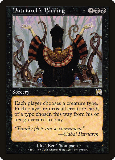Patriarch's Bidding (161) (Foil) - LP