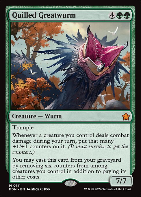 Quilled Greatwurm (111) - NM