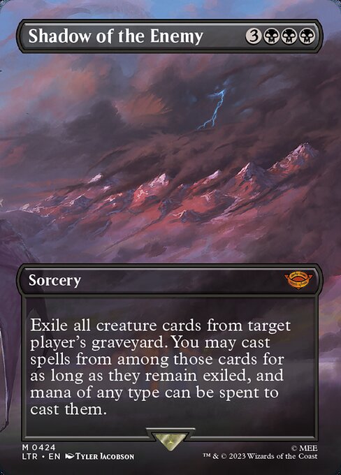 Shadow of the Enemy (424) - BORDERLESS - NM