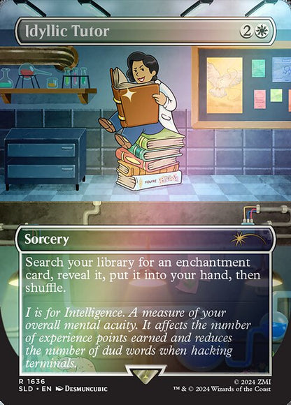Idyllic Tutor (1636★) - BORDERLESS (Foil) - NM