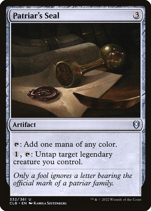 Patriar's Seal (332) - NM