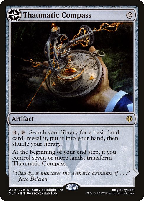 Thaumatic Compass // Spires of Orazca (249) (Foil) - NM