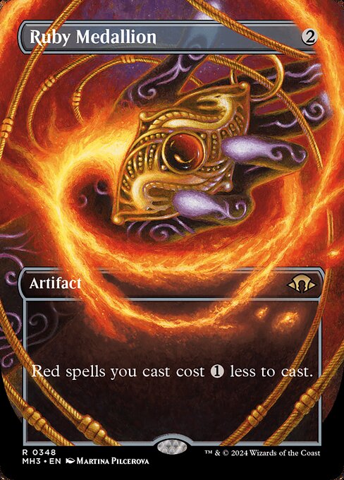 Ruby Medallion (348) - BORDERLESS - NM