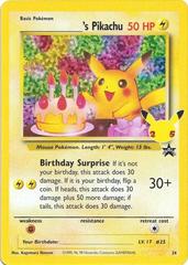 Pikachu Birthday 24 (Holofoil) - NM