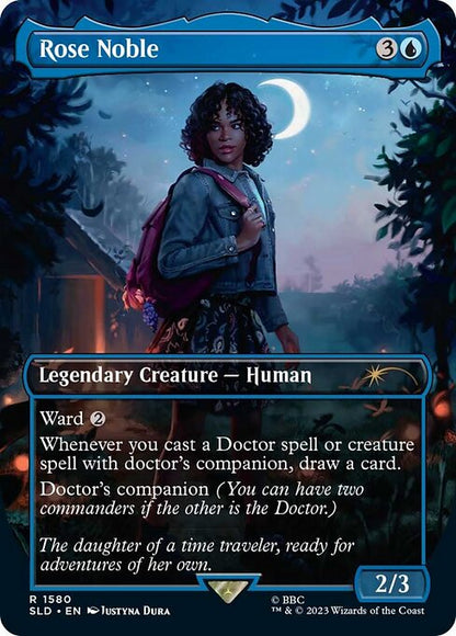Rose Noble (1580) - BORDERLESS - FULL ART (Foil) - NM