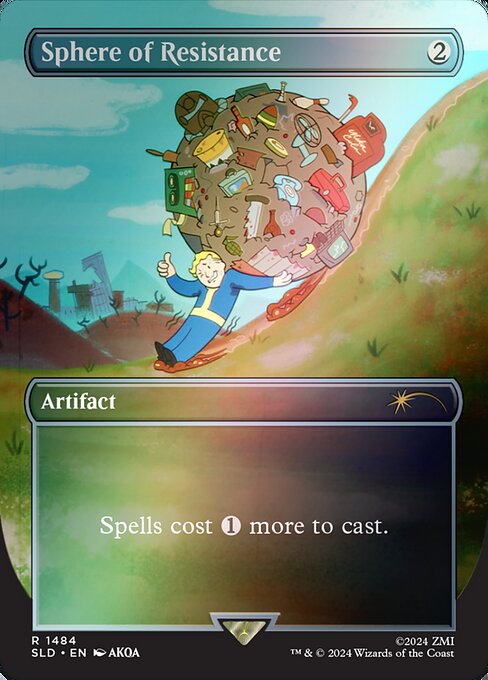 Sphere of Resistance (1484★) - BORDERLESS (Foil) - NM