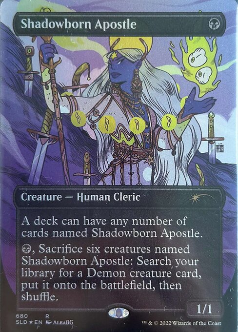 Shadowborn Apostle (680) - BORDERLESS (Foil) - NM