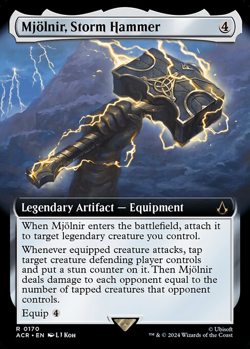 Mjölnir, Storm Hammer (170) - EXTENDED ART - NM