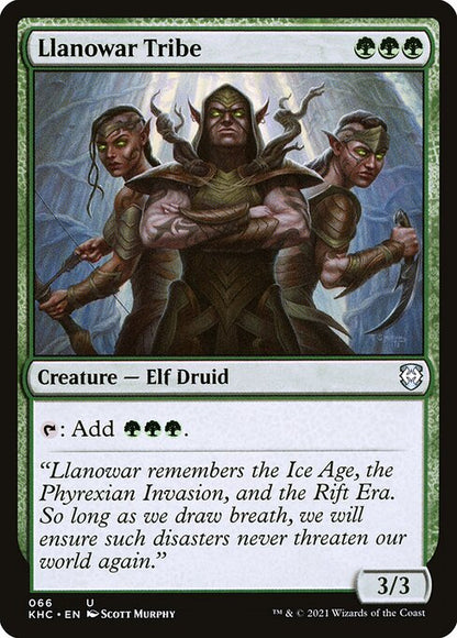 Llanowar Tribe (66) - NM