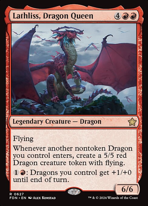Lathliss, Dragon Queen (627) - NM