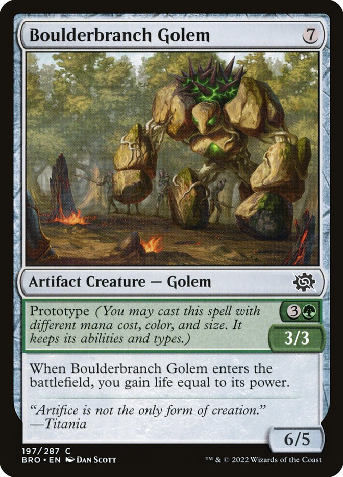Boulderbranch Golem [BRO - 197]