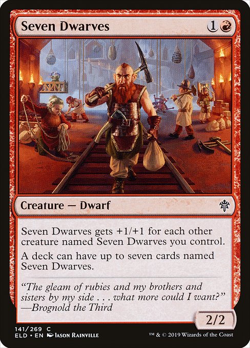 Seven Dwarves (141) (Foil) - NM