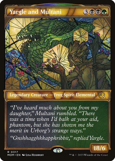 Yargle and Multani (317) - SHOWCASE - NM