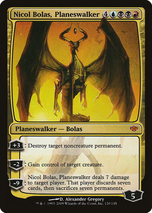 Nicol Bolas, Planeswalker (120) - NM