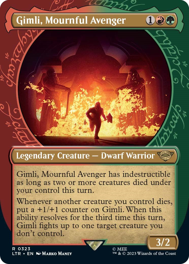 Gimli, Mournful Avenger (Showcase) [LTR - 323]