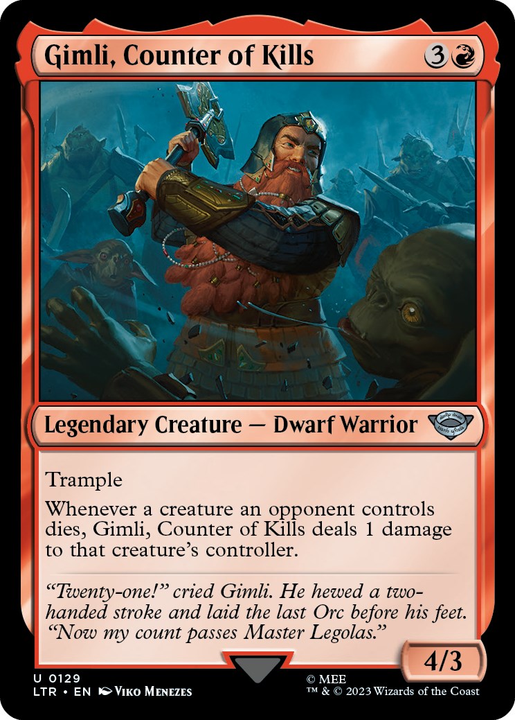 Gimli, Counter of Kills [LTR - 129]