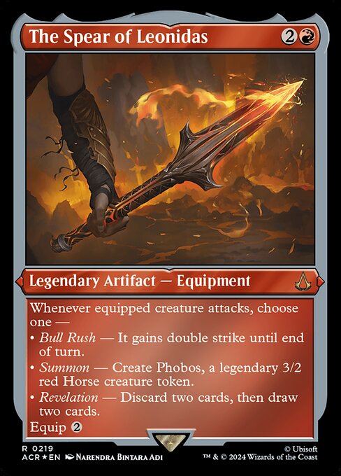 The Spear of Leonidas (219) (Etched) - NM