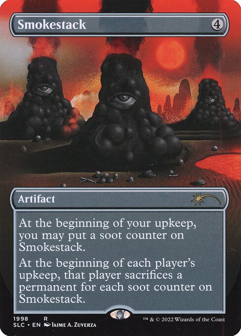 Smokestack (1998) - BORDERLESS - FULL ART - NM