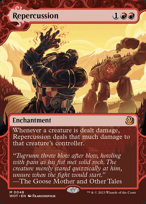 Repercussion (48) - BORDERLESS (Foil) - NM