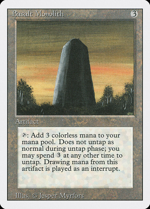 Basalt Monolith (235) - LP