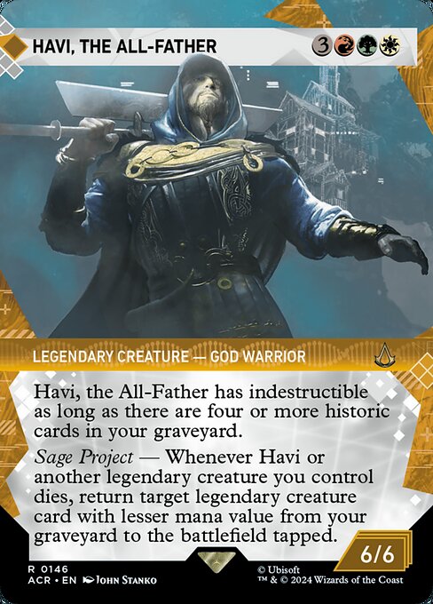 Havi, the All-Father (146) - BORDERLESS (Foil) - NM