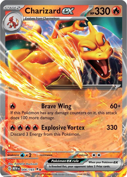 Charizard ex 6 - NM