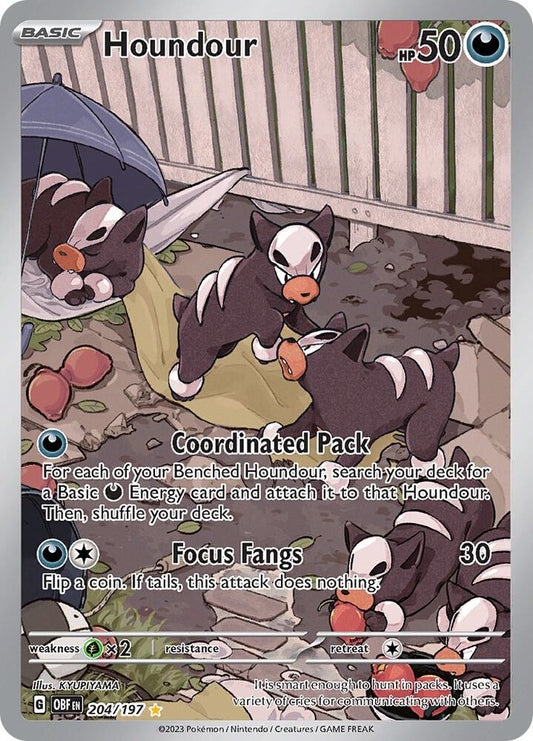 Houndour 204 - NM