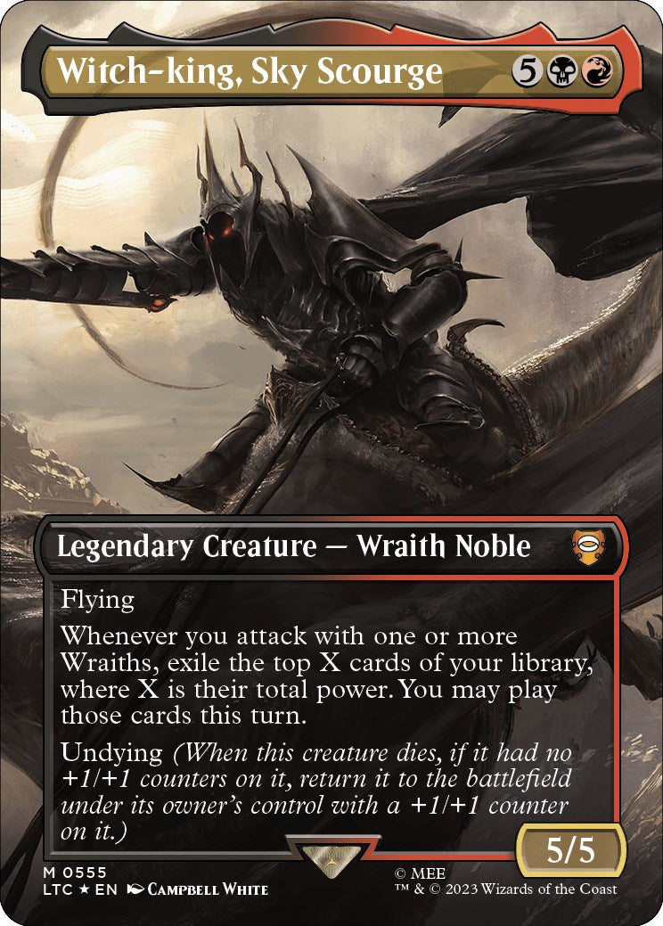Witch-king, Sky Scourge (Borderless) (Surge Foil)